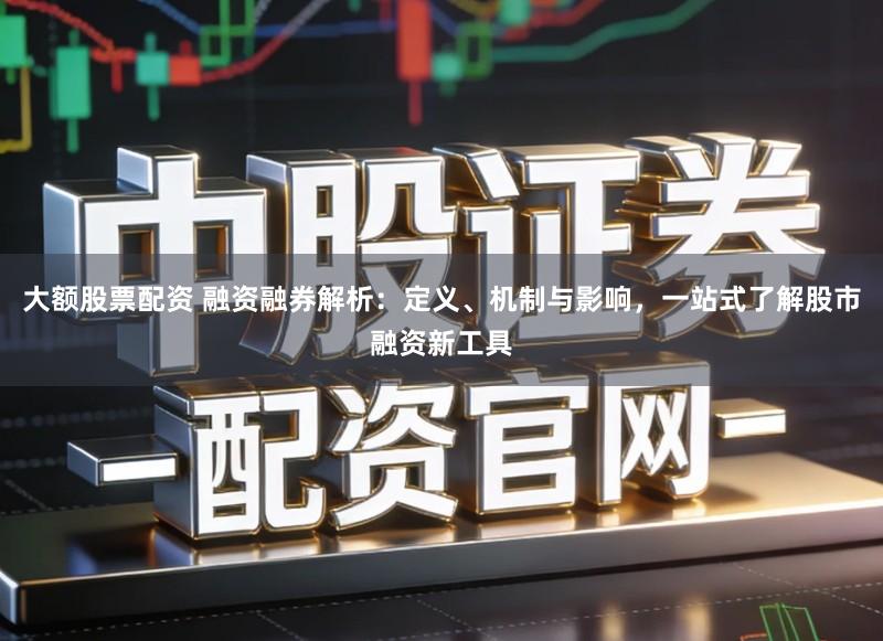 大额股票配资 融资融券解析：定义、机制与影响，一站式了解股市融资新工具